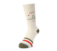 Stance Calzini Crew - CALIFORNIA REPUBLIC 2, L, Bianco sporco., L