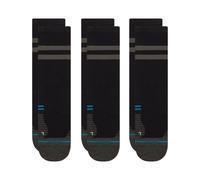 Stance - Calzini leggeri - Franchise Ul Crew 3 Pack Black in Nylon - Taglia 38-42 - Nero