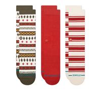Stance Calzino 'Cabin Days' blu / cachi / rosso / offwhite Donna Stance 42-46