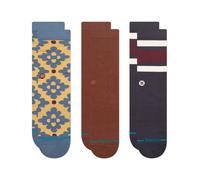 Stance Calzino 'Ceramic Crew' indaco / giallo / melanzana / ossido / bianco Donna Stance 38-41