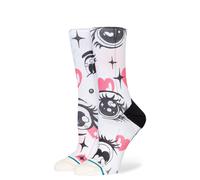 Stance Calzino 'FOR U ONLY' turchese / blu chiaro / fucsia / nero / bianco Donna Stance 35-37 turchese / blu chiaro / fucsia / nero / bianco