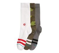 Stance Calzino sportivo 'The Og' grigio / oliva / verde chiaro / bianco Uomo Stance 42-43,5