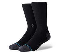 Stance Classic Lightweight Crew Calzini, Black, Medium Uomo