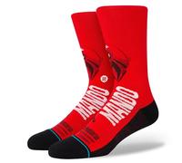 Stance Crew Mando West Socks (Large, Red)