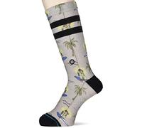 Stance Crew Surfing Monkey Socks (Large, Grey)