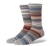 Stance Curren Crew Socks - Calzini a righe, Multicolore, M