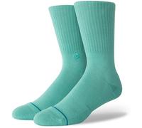 Stance Icon Crew Calzini, Turchese, 9, Turchese, 9