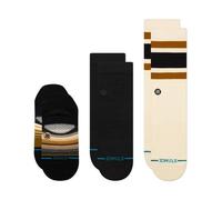 Stance Icon Series 3 Pack ( Crew / Quarter / No Show ) Taglia Grande Uomo (9-13)