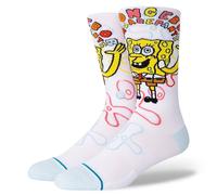 Stance Imagination Bob Calze Corte - Bianco, Cotone, Regular