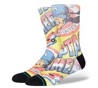 Stance No Cavities Crew Calzini Marvel Captain America Giallo Fantasia Vitello