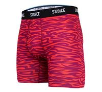 Stance Sashas - Boxer da uomo in poliestere, colore: rosso, Rosso, XL