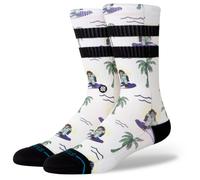 Stance - Surfin Monkey Crew - Calze casual EU 43-47 bianco