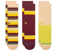 Stance - Upstate Crew 3 Pack - Calze casual Unisex L | EU 43|47 variopinto