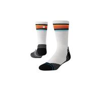 Stance vindicated mid wool crew socks white