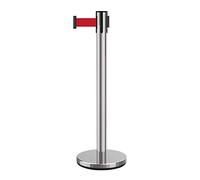 Stanchion d'acciaio resistente del controllo della folla con la barriera della corda per la gestione delle code nei negozi al dettaglio, negli aeroporti e nelle banche
