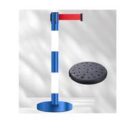 Stanchions - Supporto per cintura retrattile, barriera di controllo della folla da 3 m, per eventi e sicurezza pubblica, sistema di gestione delle code nere