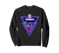 Stanco Estetica Cyber Vaporwave Style Giappone Tokyo Osaka Felpa