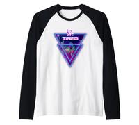 Stanco Estetica Cyber Vaporwave Style Giappone Tokyo Osaka Maglia con Maniche Raglan