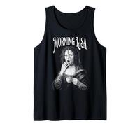 Stanco Monna Lisa Mattina caffè Divertente Leonardo da Vinci Canotta