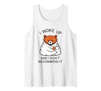 Stanco Red Panda Mi Sono Svegliato e Non Lo Consiglio w caffè Canotta