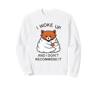 Stanco Red Panda Mi Sono Svegliato e Non Lo Consiglio w caffè Felpa
