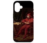Stancyk Sad Court Jester Polish Seduto Red Fool Fine Art Custodia per iPhone 16