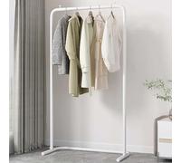 Stand Appendiabiti da Terra,Appendiabiti,Vestiti Attaccapanni,Appendino, Porta Abiti con Ripiani, per Camera da Letto, Ingresso, Ufficio(White,100 * 150cm/39.4 * 59.1in)