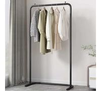 Stand Appendiabiti da Terra,Appendiabiti,Vestiti Attaccapanni,Appendino, Porta Abiti con Ripiani, per Camera da Letto, Ingresso, Ufficio(Black,100 * 150cm/39.4 * 59.1in)