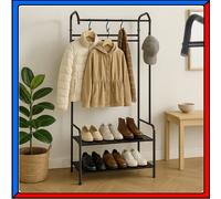 Stand Appendiabiti da Terra Attaccapanni con Scarpera Moderno da Ingresso Loft