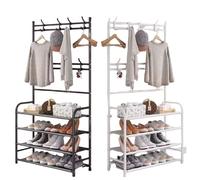 Appendiabiti Stender Doppio con Ruote Attaccapanni Salvaspazio Regolabile 72 130