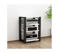 Stand AV Media Stand Regolabile Media Storage Scaffali CD Record Player Stereo Componente Rack Cabinet Moderno Audio Rack Torre