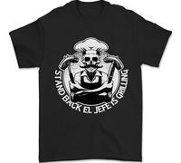 Stand Back El Jefe È Grilling Divertente Skull BBQ T-Shirt Da Uomo 100% Cotone