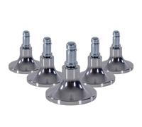 STAND C | 11 mm | moquette - Rotelle per Sedia Argento