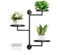 Stand Da Finestra - Scaffali Delle Piante | Scaffale Per Il Display A Portapacico | Porta Della Pianta Pianta A 3 Livelli Per Finestra Interna | Stand Per Fiori A Livello Angolare Per Il Giardino