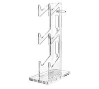 Stand da gioco - Titolare di gamepad a 3 livelli, controller -dispositivo trasparente | Sictigare rastrelliere non slip, soluzione di stoccaggio verticale con salva