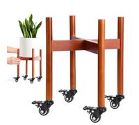 Stand da impianto con rulli - Supporto per impianti rotanti con rulli, Stand di Piante Alte con ruoli per l'interno e l'esterno | La pianta Sta su Ruote per vasi Pesanti, pentole per Proprietari di