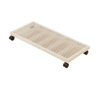 Stand da pianta con ruote a lucchetto rastrellino versatile per il balcone