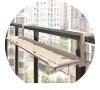 Stand di Fiori Ringhiera per Balcone con Fioriera Fioriera in Ferro Battuto da Appendere Ripiano da Appendere alla Ringhiera del Balcone Ripiano per Piante Grasse(Bianca,120 * 45 * 20cm)
