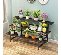 Stand di Piante, Grande supporto per piante in metallo per interni ed esterni - Scaffale espositivo da giardino in stile scala, portavasi per fiori, organizer per soggiorno, balcone, giardino, cortile