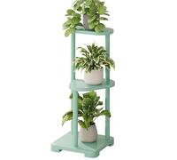 Stand di Piante, Supporto per Piante in bambù per Interni ed Esterni, portavasi per Fiori Multipli, scaffale angolare per Piante Alte, espositore per Patio, Giardino, Angolo, Balcone, Soggiorno, B, 3