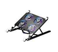 Stand di raffreddamento per laptop | Raffreddamento per notebook stabile | silenzioso, pieghevole, raffreddamento veloce, dispositivo di raffreddamento del laptop flessibile in altezza, access
