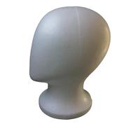 Stand di schiuma di manichino - Porta di parrucca di lunga durata, per il display senza volto, cosmetico stabile, testa del modello riutilizzabile leggero, strumento di styling porta