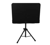 Stand di spartiti portatile altezza regolabile Libro musicale pieghevole professionale stand per musicisti di orchestra violino chitarra (Nero)