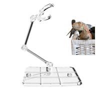 Stand di visualizzazione della figura d'azione - Porta del gruppo base staccabile, piastra di supporto al carattere anime | Supporto per sculture acriliche, riposo montato sullo scaffale, utilizzo di
