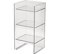 Stand espositivo per brochure, Portariviste in acrilico Portariviste da terra 3 livelli, espositore aperto for il soggiorno, portariviste for riviste di letteratura for l'home office(#2)