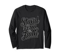 Stand Firm in Faith Maglia a Manica