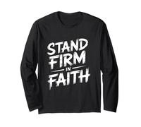 Stand Firm in Faith Maglia a Manica