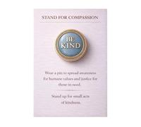 Stand for Compassion - Spille "Be Good" e "Ice Out" - Spille da bavero in metallo per giacche, cappelli, zaini, supporta gentilezza e salute mentale positiva, regalo ispiratore per gli amici, 2.25
