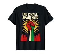 STAND FOR JUSTICE: END ISRAEL APARTHEID PALESTINE Maglietta