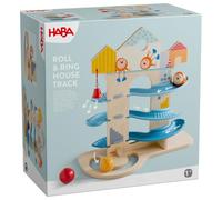 Stand-Kugelbahn Kullerhaus | Include 3 sfere grandi, con campanelle e pista da ratto. Stabile e sicuro. Perfetto giocattolo educativo in legno a partire